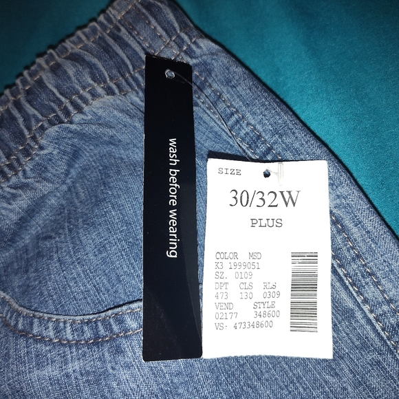 Essentials by Maggie plus size jean shorts - Picture 5 of 5